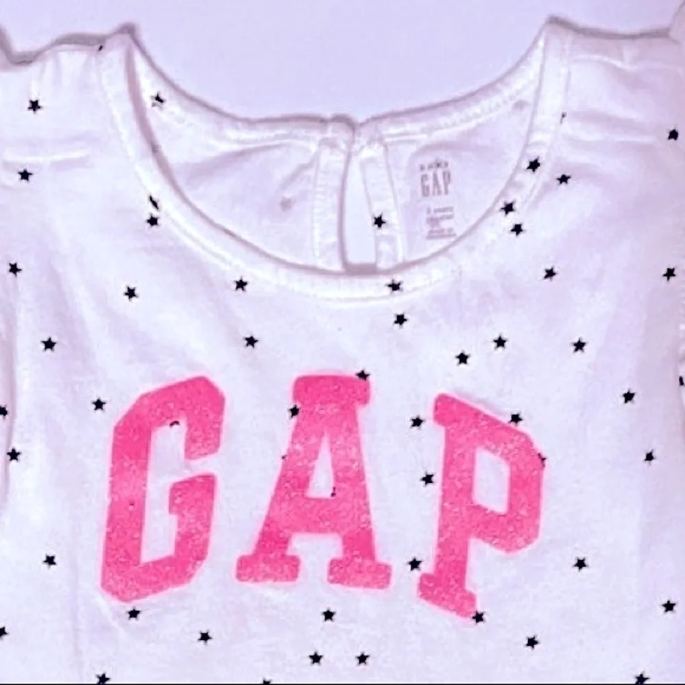 Gap Logo Toddler Girls 3t Short Sleeved Tee Shirt